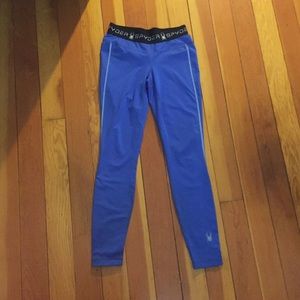 Spyder Blue Slash Leggings